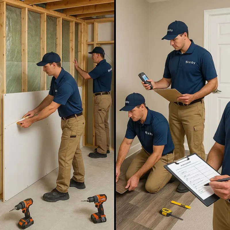 Repairs and Reconstruction process in Union, MS